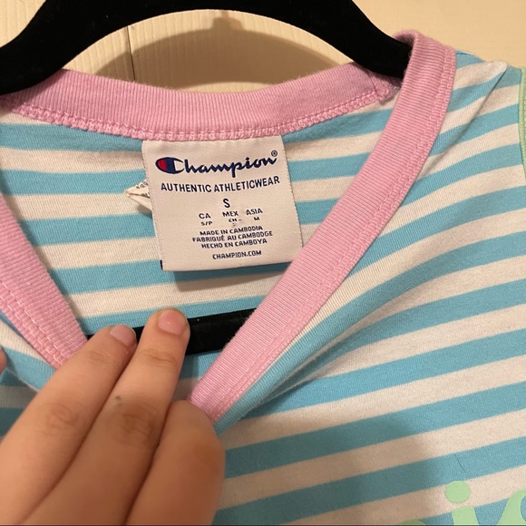 Champion sleeveless Campus blue horizon striped tank dress - Picture 6 of 7